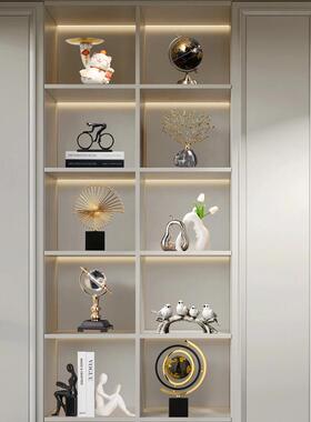 时来运转摆件高端客厅装饰品酒店别墅办公室样板间玄关桌面工艺品