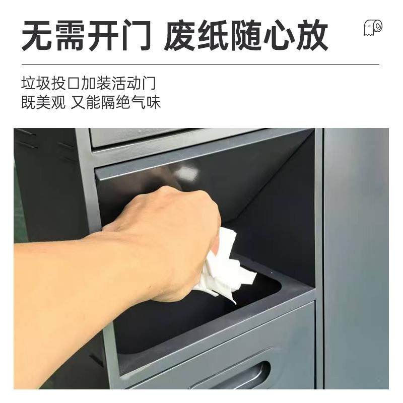 马桶壁龛卫生间嵌入式垃圾桶壁龛不锈钢内嵌翻斗式壁龛厕所金属柜,家装主材,壁龛,淘宝优惠券,粉丝福利购,淘宝优惠卷