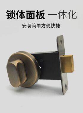 隐形门锁黑色单面暗门背景墙隐藏不锈钢室内卧室单边旋钮