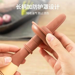 祝氏心宜硅胶油刷瓶烙饼玻璃带瓶一体家用耐高温刷油烧烤厨房用品