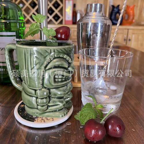 TikiMug夏威夷鸡尾酒杯酒吧用品啤酒杯 coffee mug调酒杯酒吧酒具