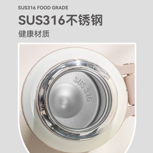 保温杯女士20h25新款高颜值学生吸管水杯上学专用便携泡茶杯子