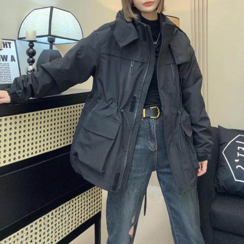 新品韩版宽松休闲百搭连帽