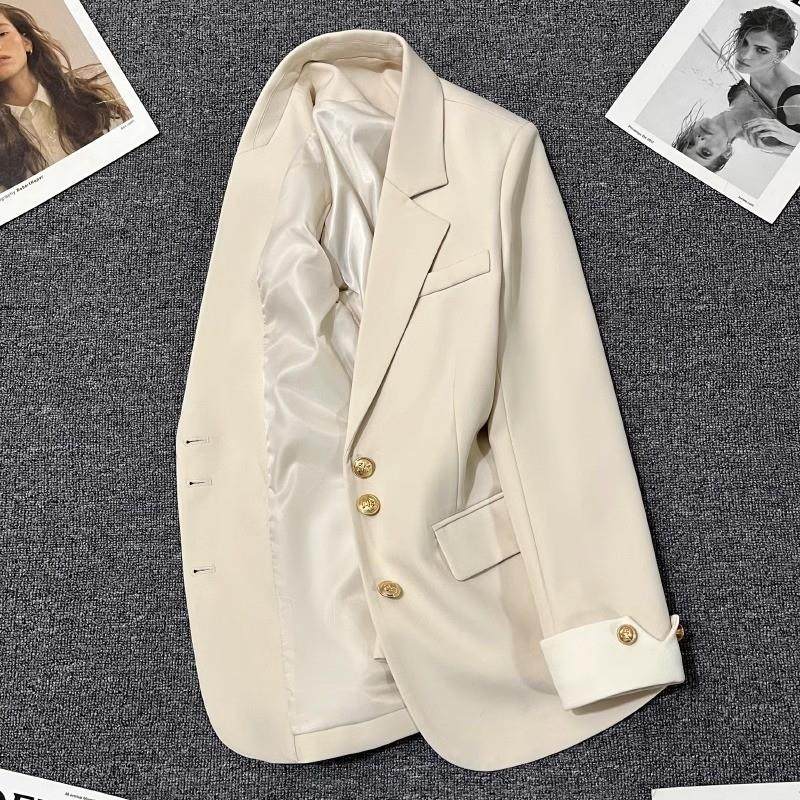 新品小西装外套女2025春秋季新款黑色小个子休闲气质高级感炸街小