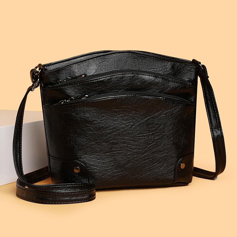 推荐多层水桶包多功能斜挎