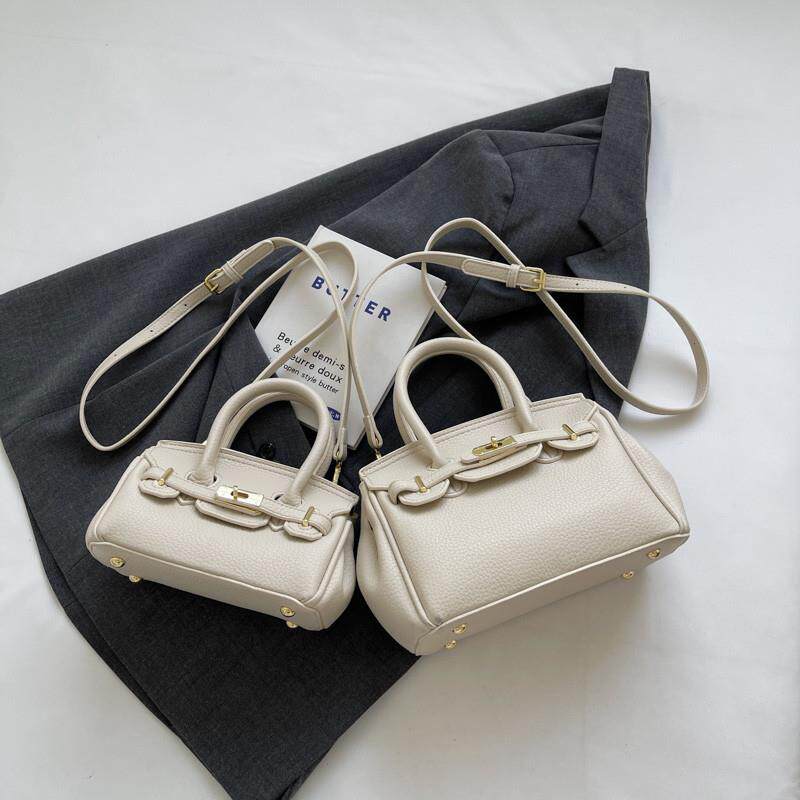 新品高级感气质手提包包女2025春夏新款时尚铂金凯莉包简约百搭斜