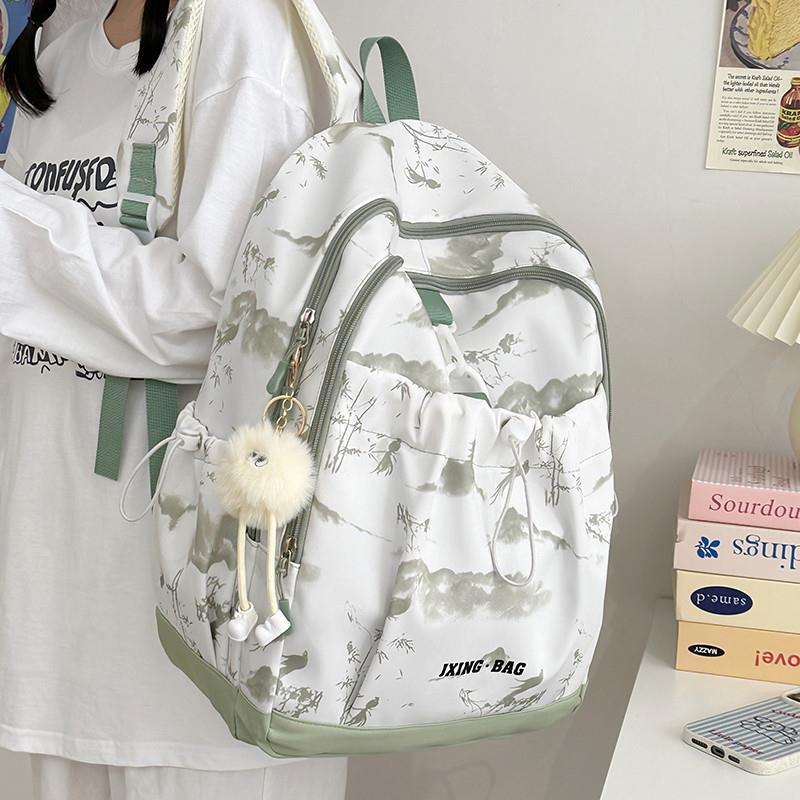 推荐新国风书包女初中生小