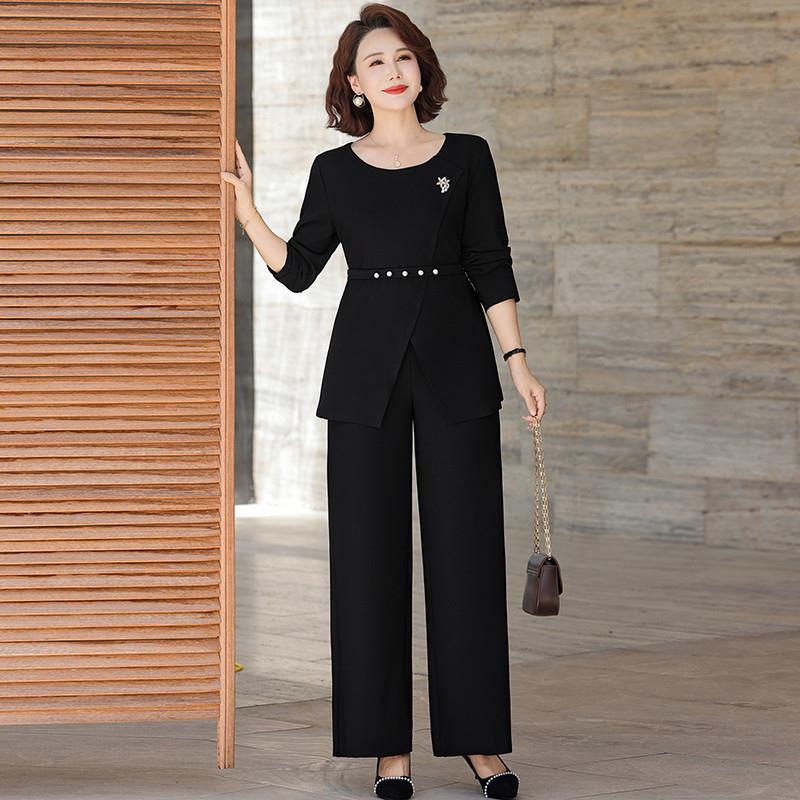 推荐中年妈妈秋装套装2025