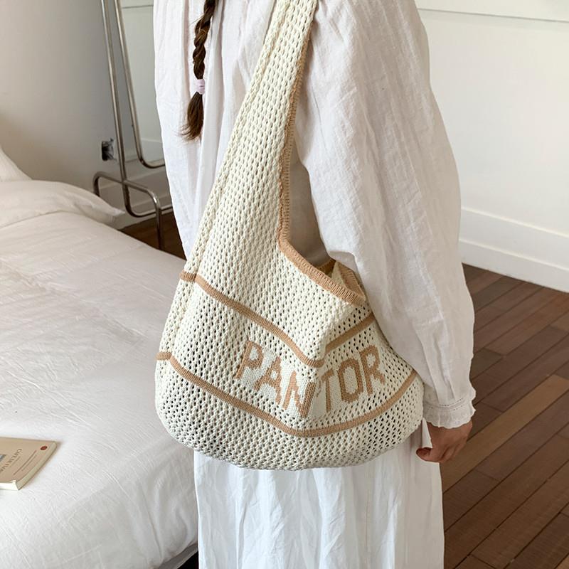 推荐夏季大容量编织包包女