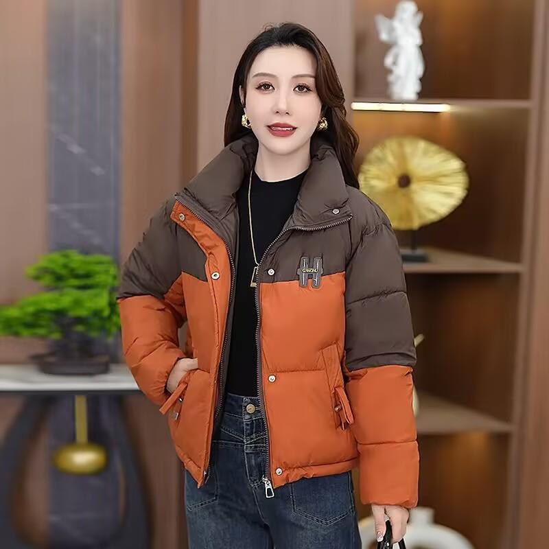 推荐冬季棉衣女短款免洗亮面羽绒棉服时尚加厚保暖韩版宽松小个子