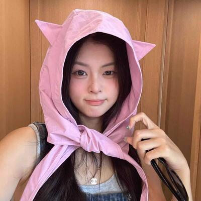 小恶魔绑带速干防晒遮阳帽