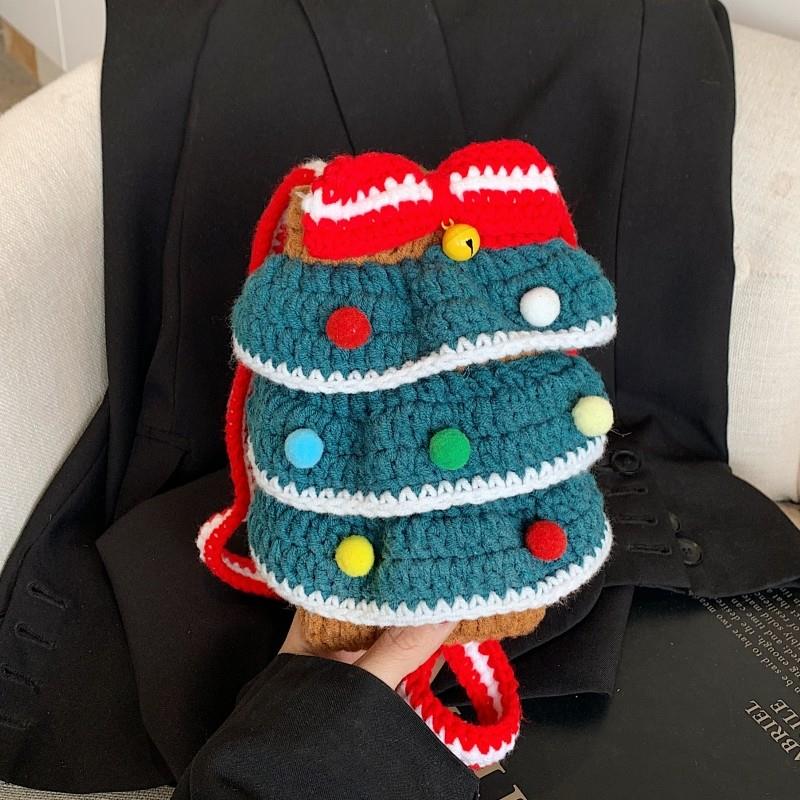 推荐秋冬季手工钩织毛线包