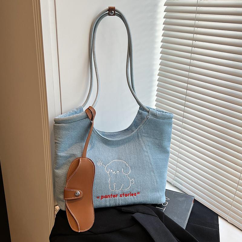 推荐牛仔帆布包女夏2025新