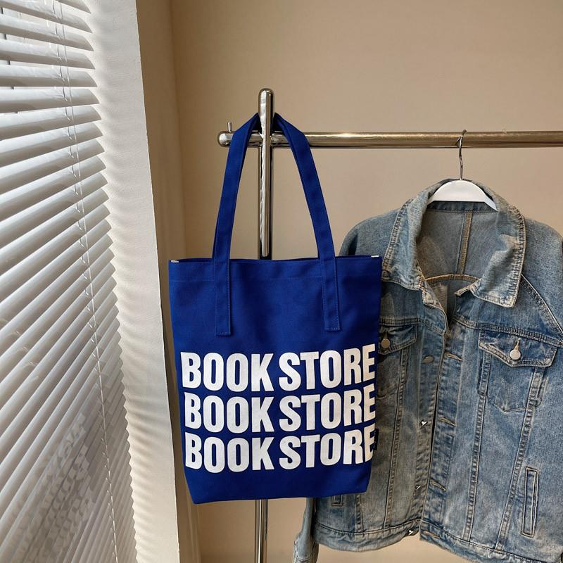 新品帆布包女2025新款时尚百搭单肩包大容量休闲手提袋学生上课通