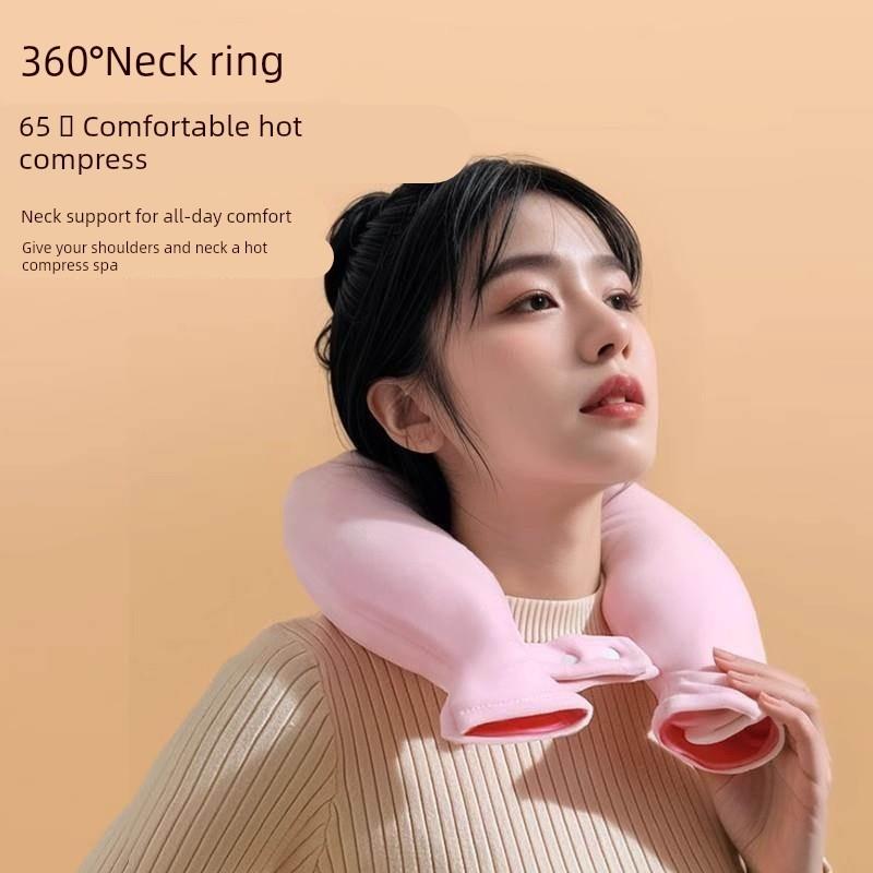 日本热水U型颈椎热敷注水