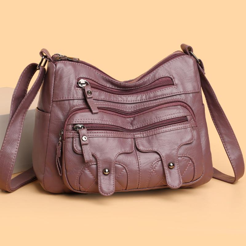 新品中年女包妈妈包斜挎包