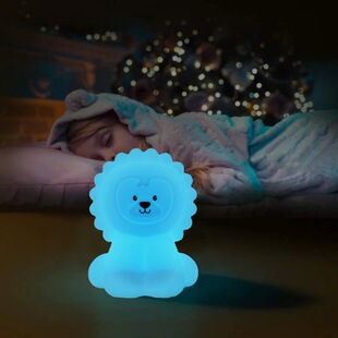 硅胶夜灯9色灯新生婴儿卧室灯卡通儿童床头托儿所礼物