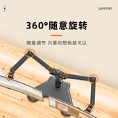 双屏显示器支架一拖二电脑桌面屏幕机G械增高架升降悬臂底座免打