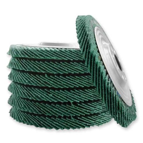 千叶片抛光片百叶轮平面砂布轮角磨机打J磨抛光轮千页片千叶百叶