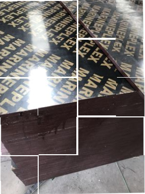 中空塑料板建筑模板胶合板防水壳子板黑色工地木工.板黑板木。
