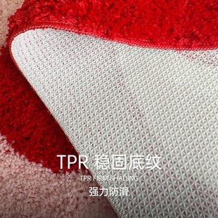 地毯结婚卧室红j色喜庆床边毯长条主卧房间毛绒床下地垫2024新款