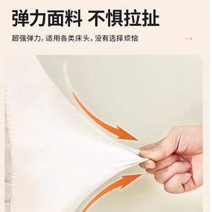 绒料加厚h夹棉床头靠垫现代简约床头罩纯色绗缝布艺床头套全 新款