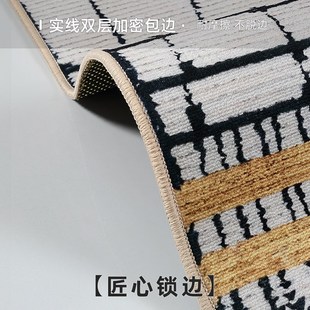 轻奢高级地毯卧室家用床边沙发地垫茶几免洗可 地毯客厅20f24新款
