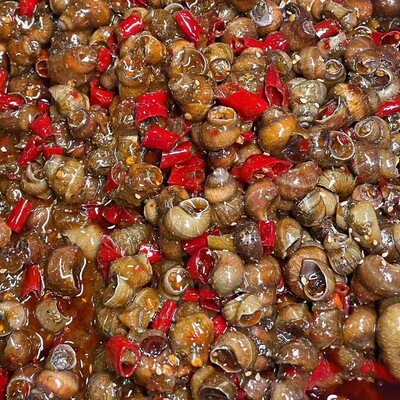 麻辣田螺开袋即食香辣螺蛳螺丝零食新鲜肉口味嗦螺批发熟食新鲜