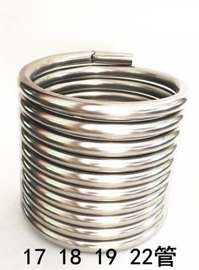 弹簧圈201不锈钢304防盗网门窗花装饰配件192022圆管六米管弯圆圈
