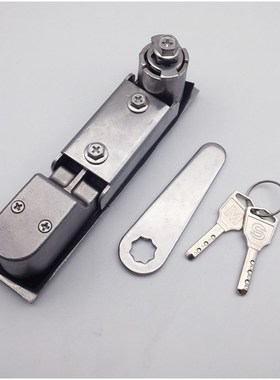 电柜锁MS818不锈钢材质开关门锁MS490锁机箱机柜电箱锁动力柜