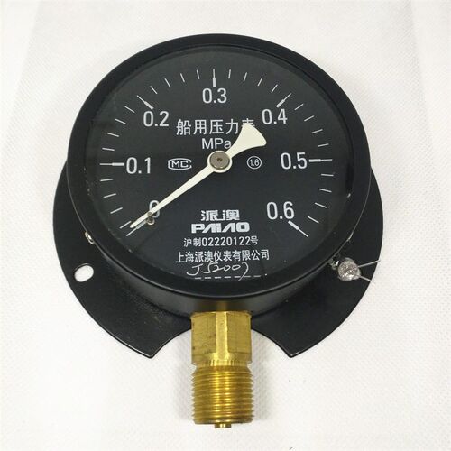 船用压力表上海派奥YC100  0.6MPA/1mpa/1.6mpa规格齐全YC60