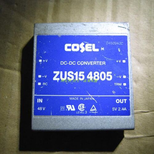 日本COSEL ZUS15 4805 DC-DC  隔离电源模块 48V转5V 2.4A 15W