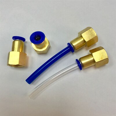 内螺纹M14*1.5 -6mm PU TUBE管接头  一边内螺纹 一边接外径6mm气