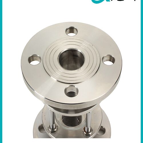 不锈钢法兰视盅视筒304316L碳钢水流观察窗HGS07-126玻璃管视镜