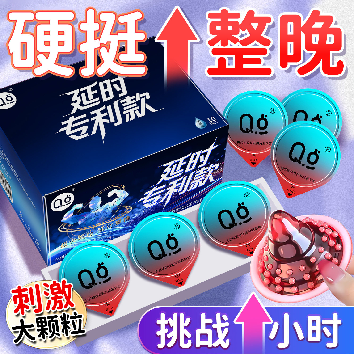 情趣避孕套刺激持久装早男用大颗粒延时热销正品安全超薄飞机bytt