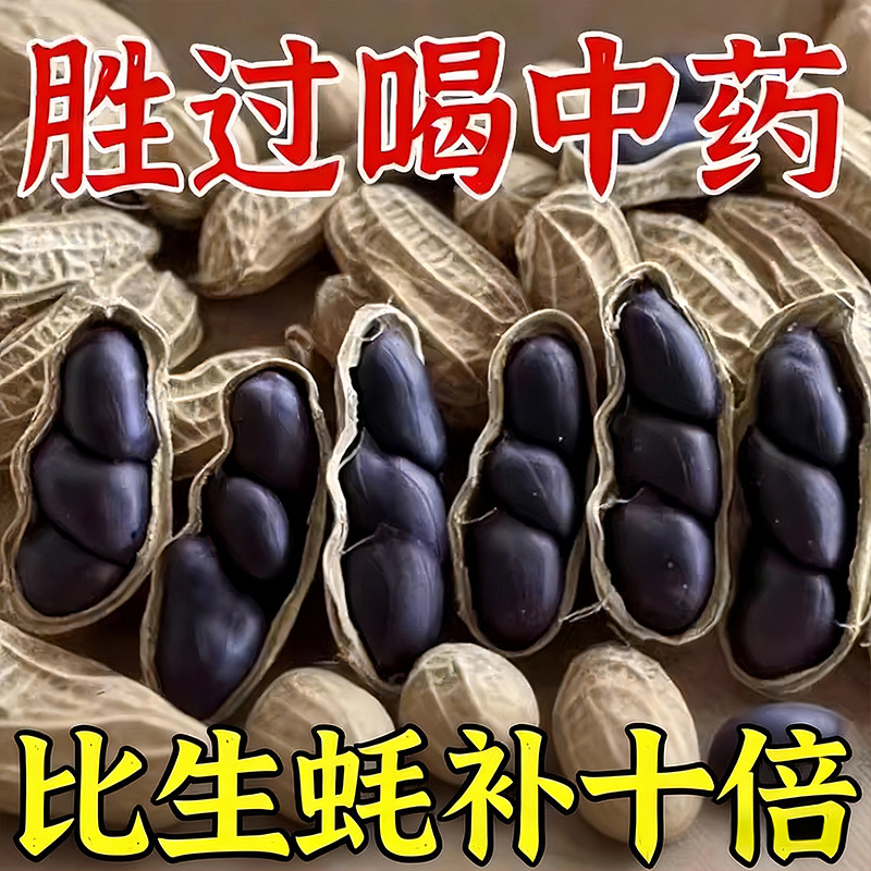 2025新货云南特产富硒黑花生旗舰店带壳黑花生紫衣花生炒货下酒菜,零食/坚果/特产,花生,淘宝优惠券,粉丝福利购,淘宝优惠卷