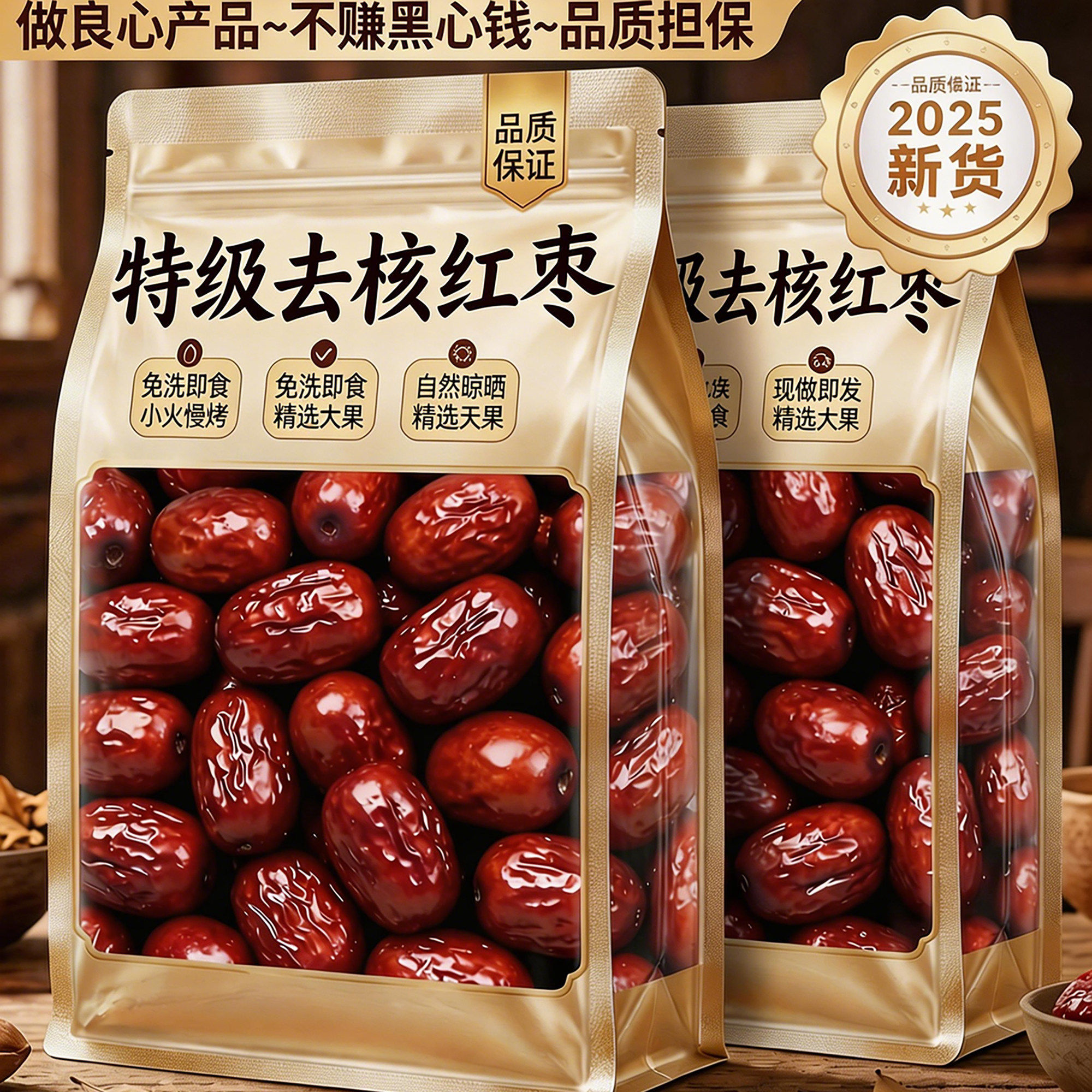 特级红枣新疆若羌灰枣补气血大枣天然无添加去核无核孕妇零食精选