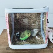 鹦鹉外出包斜挎透气夏季 踏青遛小鸟用虎皮牡丹鸟笼玄凤便携外带