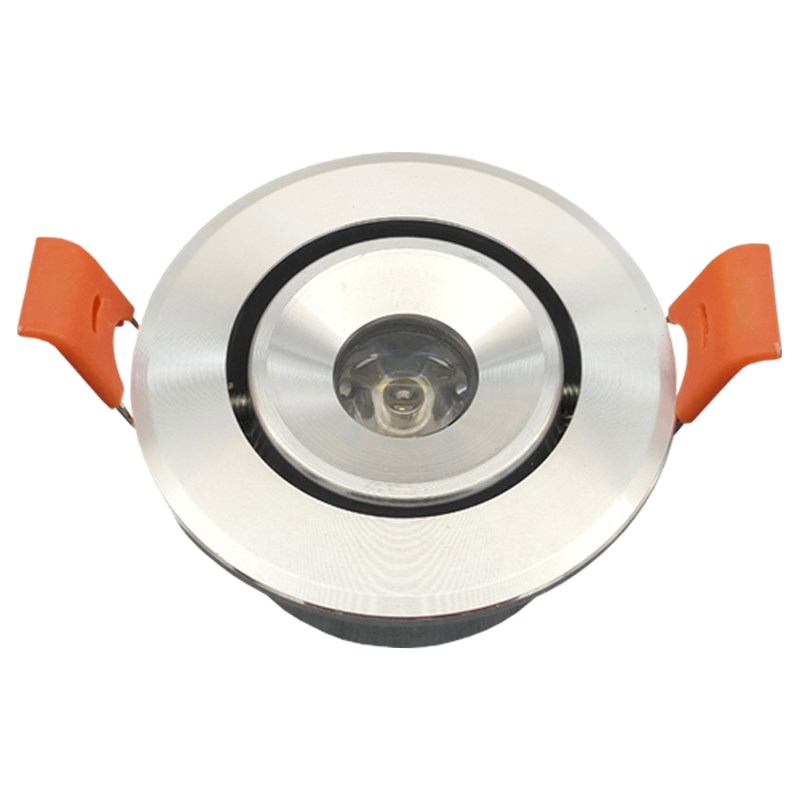 220V12V24V超薄led小射灯1W3瓦开孔55mm嵌入式酒柜展柜牛眼天花灯