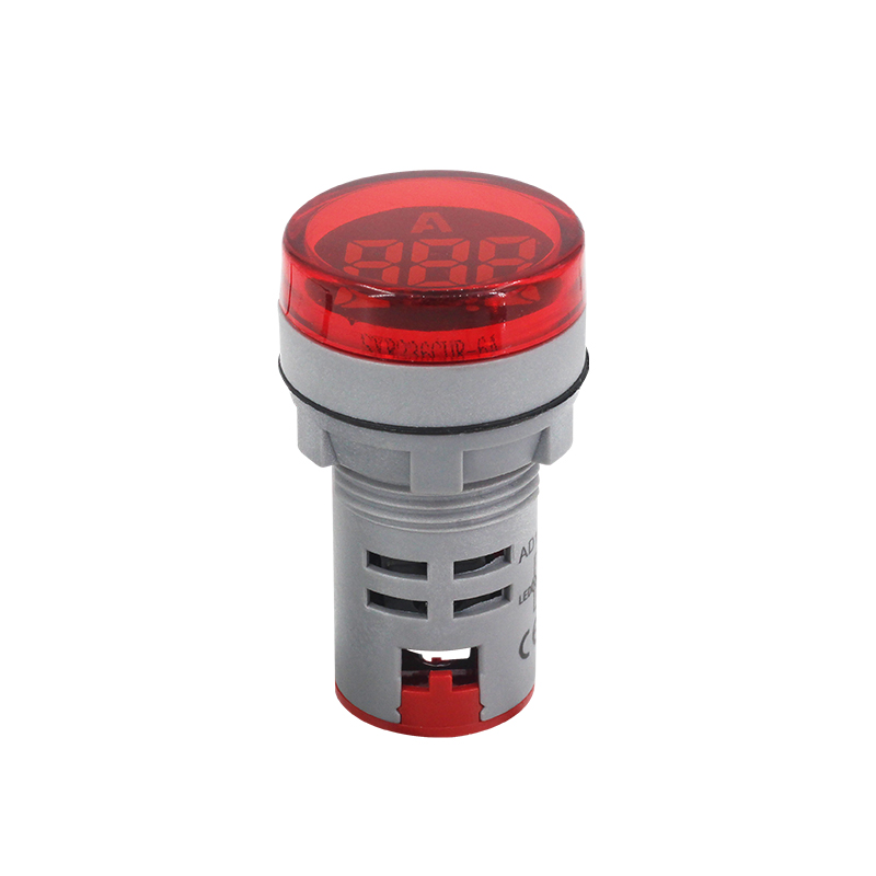 迷你数显指示灯电流表交流电压AC220V 380V测量0-100A交流电流