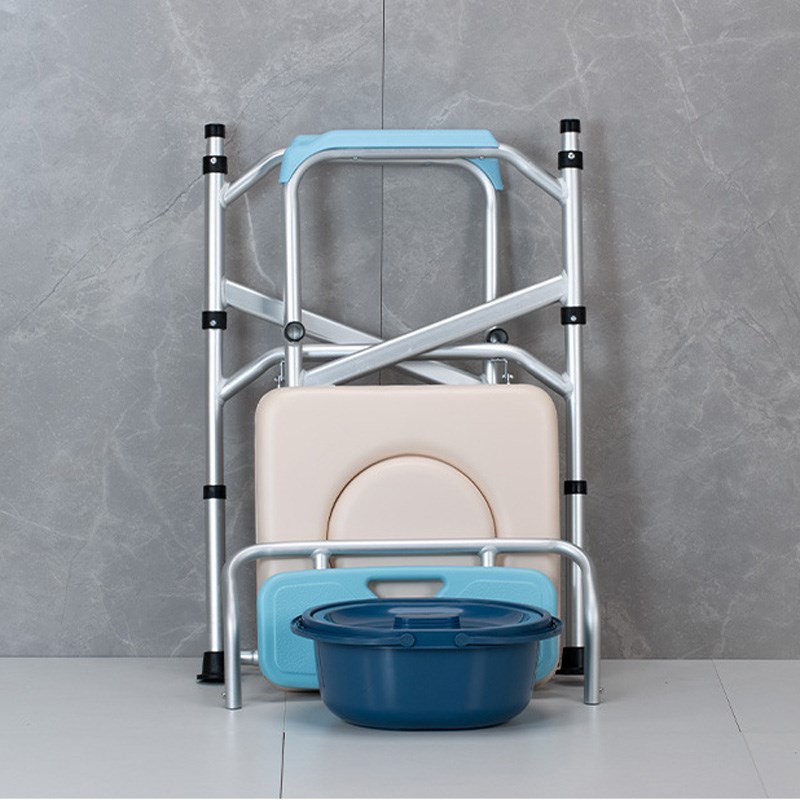 多功能移位冲凉凳老年推车失能老人洗澡车坐便椅轮椅小轮子代步车