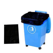 黑色大垃圾袋大号商用酒店60环卫特大号60超大80x100拉圾袋大50只