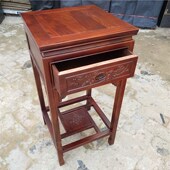 实木沙发边几角几带抽屉中式 盆景架客厅吊篮花架奇石架小型鱼缸架