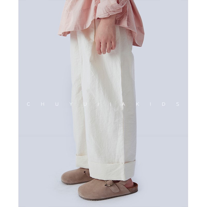 初羽家童装2024春季女童新品洋气百搭衬衫针织背心儿童休闲套装