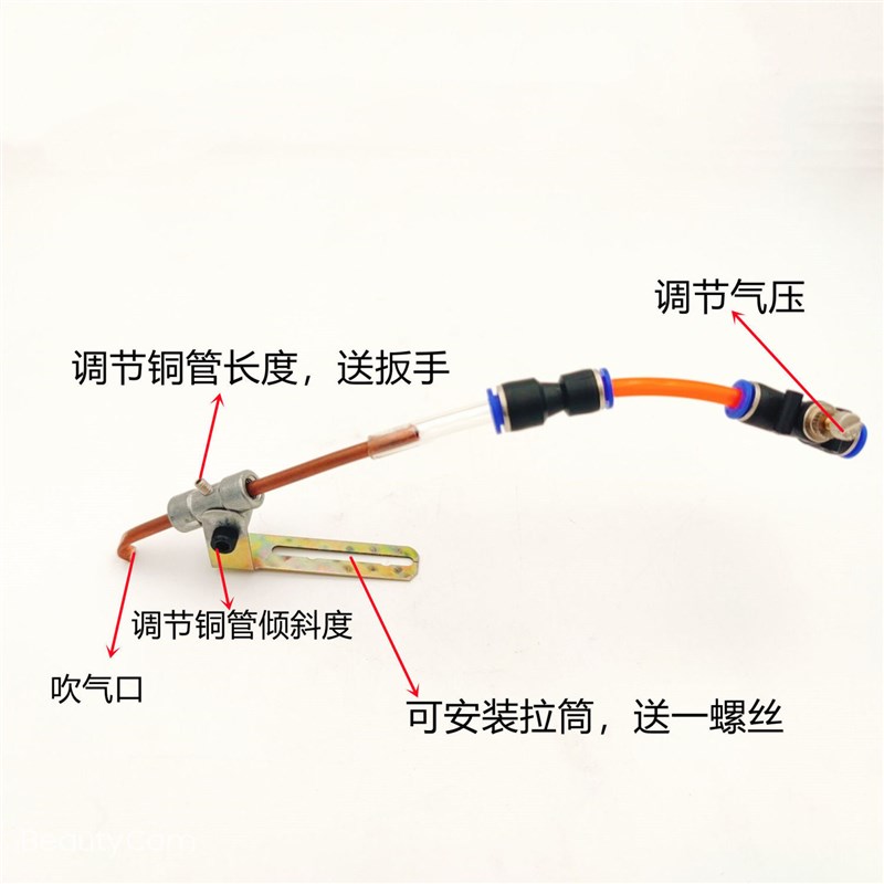 f503吹气装置可拆卸更换拉筒压脚 薄布修边 下摆拉筒平车自动卷边