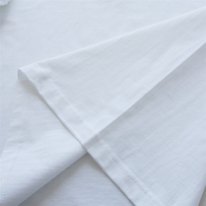 高品质秋季重磅厚实260克白色全棉纯棉圆领长袖T恤男女打底衫青春