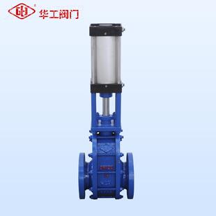 气动双插板 陶瓷双卸闸板阀 动陶瓷双GYM闸阀板 气硬密封排渣灰阀