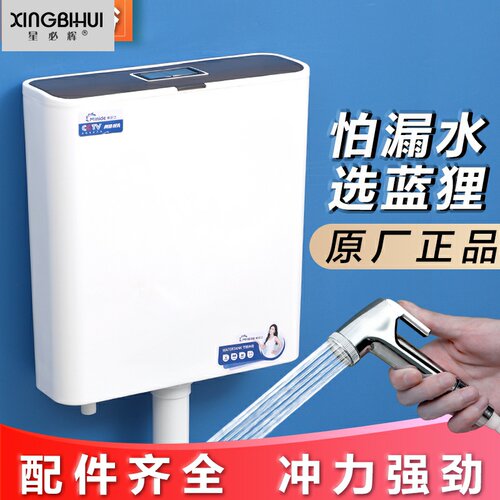 统用水箱水箱家用蓄水挂壁式化妆室背高压冲大容量侧所抽水蹲便
