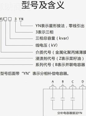正泰无功UMV补偿自愈电容器B-ZMJ0.式4 0.45-15低压并联电3力补偿