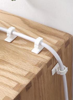 ll电线UNU网线电脑线整理桌收纳墙面免线钉线子自粘卡面走扣固帮